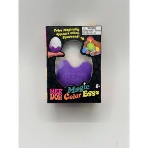 New! NeeDoh Née Doh Purple Magic Color Eggs color changes when squeezed Easter